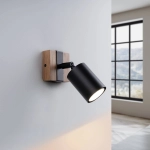 Kinkiet FAGER 1 czarny SL.1343 SOLLUX LIGHTING