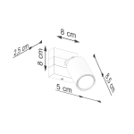 Kinkiet FAGER 1 czarny SL.1343 SOLLUX LIGHTING