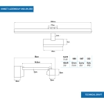 Kinkiet LED łazienkowy UNO 120cm 22W Biały 4000K UNO-BH-003 IP44 1332DL DOMENO LIGHTING - zdjęcie dodatkowe 4