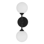 Kinkiet Ścienny AM205 2xG9 Czarny GARDA 1243DL DOMENO LIGHTING - zdjęcie produktu