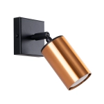 Kinkiet WINX czarny/złoty SL.1382 SOLLUX LIGHTING