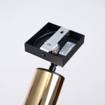 Kinkiet WINX czarny/złoty SL.1382 SOLLUX LIGHTING