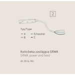 Końcówka Zasilająca Do Szyn Magnetycznych LL-SRMK Biała 837DL DOMENO LIGHTING - zdjęcie dodatkowe 1