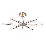 LAMPA DEKORACYJNA SUFIT 38W + PILOT - BRĄZ - ZŁOTO DL-F07 FARO 446DL DOMENO LIGHTING - zdjęcie dodatkowe 2