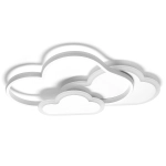 LAMPA DZIECIĘCA LED SUFIT BIAŁE CHMURKI 58W + PILOT DL-I03 414DL DOMENO LIGHTING - zdjęcie dodatkowe 1