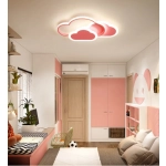 LAMPA DZIECIĘCA LED SUFIT RÓŻOWE CHMURKI 58W + PILOT DL-I03 415DL DOMENO LIGHTING - zdjęcie dodatkowe 3