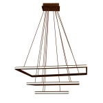 LAMPA LED ŻYRANDOL SUFITOWA + PILOT 116W BRĄZ DL-F09 MOKKA 447DL DOMENO LIGHTING - zdjęcie dodatkowe 1