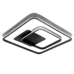 LAMPA SUFITOWA PLAFON LED LINIE I KWADRATY 88W + PILOT DL-G04 QUADRA 411DL DOMENO LIGHTING - zdjęcie produktu