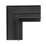 Łącznik magnetyczny sufit-ściana LL-20D ZJ 90 czarny 1152DL DOMENO LIGHTING - zdjęcie dodatkowe 2