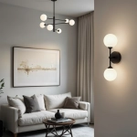 Lampa Dekoracyjna AM201 6xG9 Czarna GARDA 1245DL DOMENO LIGHTING - zdjęcie dodatkowe 2