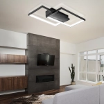 Lampa Dekoracyjna LED kolor czarny Modern 48W + Pilot DL-A02 144DL DOMENO LIGHTING - zdjęcie dodatkowe 1