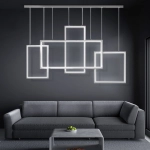 Lampa Led Wiszące Prostokąty 75W biała 4000K DL-G04 BRAGA 531DL DOMENO LIGHTING - zdjęcie produktu