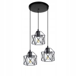 Lampa Loft Brylant okągła 3xE27 502DL DOMENO LIGHTING - zdjęcie dodatkowe 1