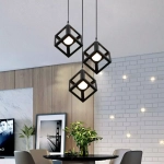 Lampa Loft Sweden okrągła PZE-609 Czarna 503DL DOMENO LIGHTING - zdjęcie produktu