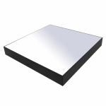 Lampa Panel Natynkowa Mora 30x30 24W IP44 czarna BY-RSD1-24C 1184DL DOMENO LIGHTING - zdjęcie dodatkowe 1
