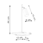 Lampa biurkowa WINX czarny/miedź SL.1381 SOLLUX LIGHTING