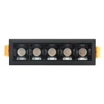 Lampa liniowa Led podtynkowa 10W 3000K czarna JDL-5T 582DL DOMENO LIGHTING - zdjęcie dodatkowe 6