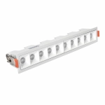 Lampa liniowa Led podtynkowa 20W 4000K BIAŁA JDL-10T 1208DL DOMENO LIGHTING - zdjęcie produktu