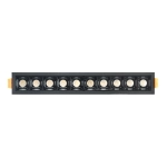 Lampa liniowa Led podtynkowa 20W 4000K czarna JDL-10T 587DL DOMENO LIGHTING - zdjęcie dodatkowe 5