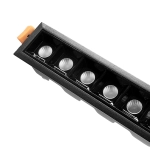 Lampa liniowa Led podtynkowa 30W 3000K czarna JDL-15T 590DL DOMENO LIGHTING - zdjęcie dodatkowe 6