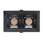 Lampa liniowa Led podtynkowa 4W 3000K czarna JDL-2T 580DL DOMENO LIGHTING - zdjęcie dodatkowe 3