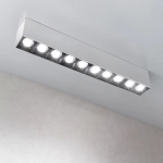 Lampa liniowa natynkowa 30w 3000K biało-czarna JDL-4T 1063DL DOMENO LIGHTING - zdjęcie dodatkowe 1