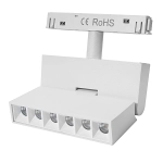 Lampa magnetyczna z diodami łamana 6W 3000K DDCX-GDZD6 Biała 848DL DOMENO LIGHTING - zdjęcie produktu