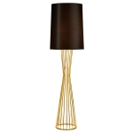 Lampa podłogowa FILO-1 czarno - złota 145 cm MF1235 Step into Design