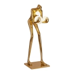 Lampa podłogowa WOMAN-2 GOLD złoty połysk 190 cm DN433-F gold Step into Design