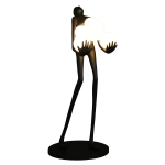 Lampa podłogowa WOMAN czarna 180 cm F9312 Step into Design