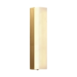 Lampa ścienna BLOCK biały marmur i mosiądz 40 cm ST-3390 Step into design
