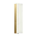 Lampa ścienna BLOCK biały marmur i mosiądz 40 cm ST-3390 Step into design