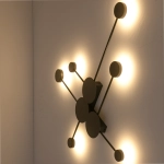 Lampa ścienna CLEX - 6 LED czarna 89 cm MW1133-90 Step into Design