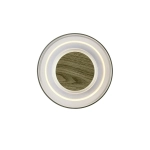 Lampa ścienna DONUT 18 – LED, szkło transparentne, brąz orzechowy ST-5072W transparent brown Step into design