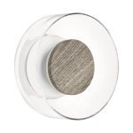 Lampa ścienna DONUT 18 – LED, szkło transparentne, brąz orzechowy ST-5072W transparent brown Step into design