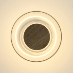 Lampa ścienna DONUT 18 – LED, szkło transparentne, brąz orzechowy ST-5072W transparent brown Step into design