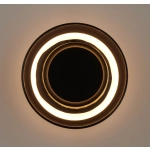Lampa ścienna DONUT 18 cm - LED, szkło, szaro-czarna ST-5072W smoky black Step into design