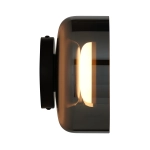 Lampa ścienna DONUT 18 cm - LED, szkło, szaro-czarna ST-5072W smoky black Step into design