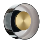 Lampa ścienna DONUT 18 cm - LED, szkło, szaro-złota ST-5072W smoky gold Step into design