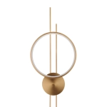 Lampa ścienna ECLIPTICA LED złota 100 cm ST-DL8532 Step into design