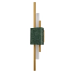 Lampa ścienna ELLIE LED marmurowa zielono złota 50 cm ST-7007W-GREEN Step into Design