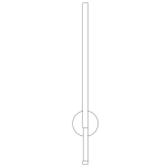 Lampa ścienna FRESCO LED złota 65 cm ST-MD1024S Step into Design