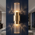 Lampa ścienna VERTI 50 cm - LED, kinkiet liniowy, transparentny ST-HC-D14-H500 Step into design