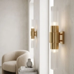 Lampa ścienna VERTI 50 cm - LED, kinkiet liniowy, transparentny ST-HC-D14-H500 Step into design