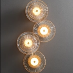 Lampa ścienna LUXIO-4 LED bursztynowa 32 cm ST-3315-4 copper Step into Design