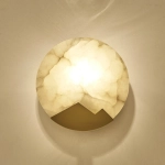 Lampa ścienna MARMO biały marmur i mosiądz 20cm ST-3961 Step into Design