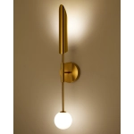 Lampa ścienna MIKA-1 biało złota 70 cm ST-F086 Step into Design