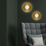Lampa ścienna SUN L złota 40 cm ST-FB230946-D40 Step into Design