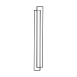 Lampa ścienna SYMMETRY-200 LED czarna 200 cm ST-MD1027L Step into Design
