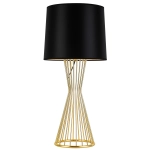 Lampa stołowa FILO TABLE czarno - złota 85 cm MT1235 Step into Design